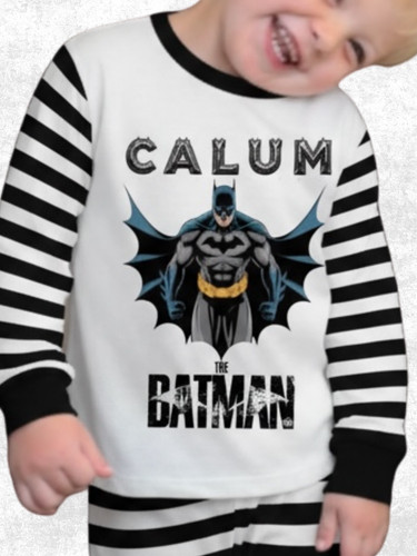 Personalised batman pyjamas - batman,