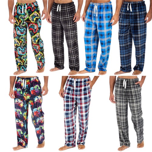 Mens fleece pyjama bottoms - pyjama,