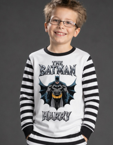 Personalised batman pyjamas - personalised,