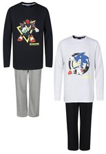 Boys Sonic Pyjamas Long Sleeve
