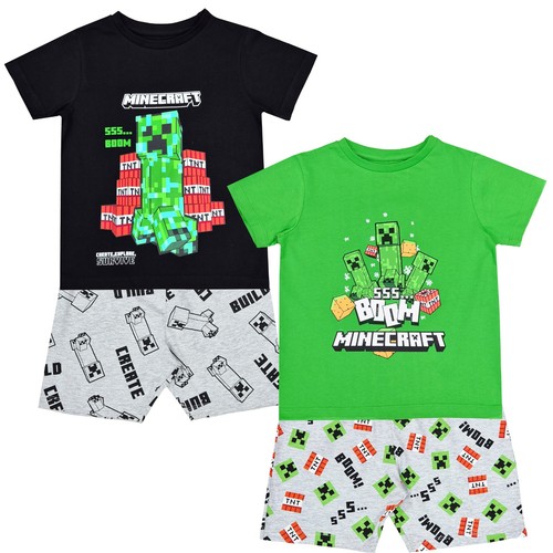 Minecraft boys short pyjamas - boys, 2