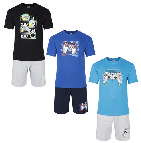 Mens short pyjamas gamer - mens,