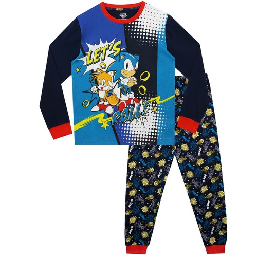 Kids sonic pjs pyjama - pjs,