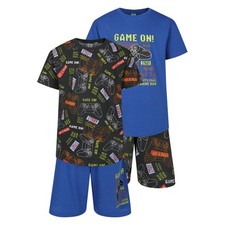 Boys 2 Pack Short Pyjamas
