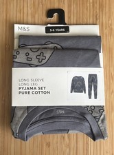 M&S Boys Cotton Pyjamas Age