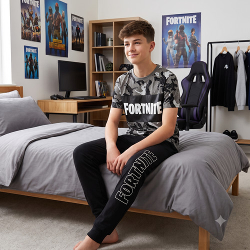 Boys official fortnite pyjamas - boys,