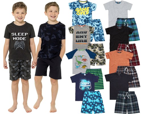 Boys short cotton pyjamas kids - short,