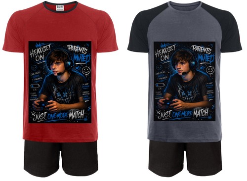 Boys gaming pyjamas short - boys,