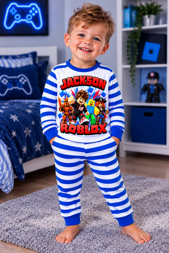 Personalised roblox pyjamas - personalised,
