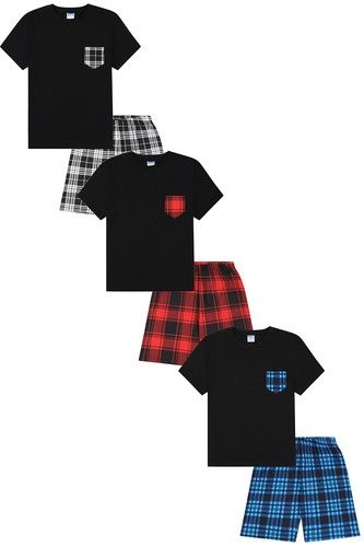 Boys pack short blue black - short,