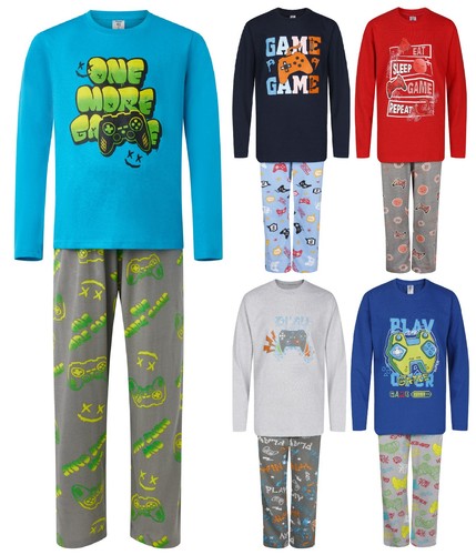 Boys gamer pyjamas long sleeve - long,