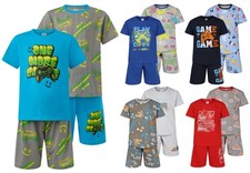 Boys 2 Pack Short Pyjamas