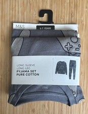 M&S Boys Cotton Pyjamas Age