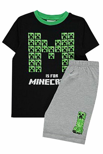 Minecraft boys pyjamas pjs - minecraft,