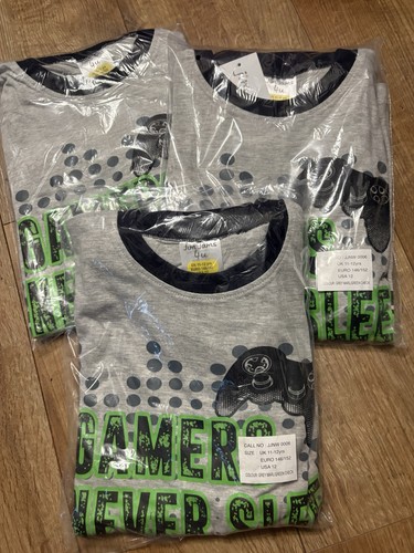 Boys gaming pjs pyjamas - pyjamas, age